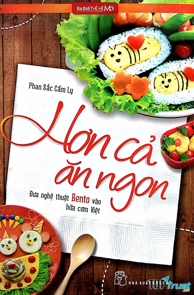 Ảnh bìa của cuốn sách tạo cho người xem cảm giác yêu thích và muốn bắt tay vào bếp ngay