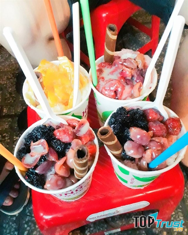 Đá bào mật trái cây rừng Hưng Trí