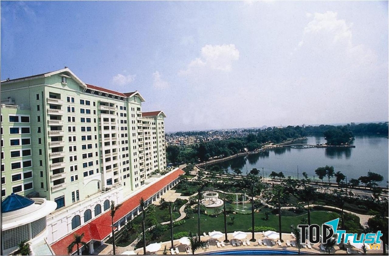 Không gian xung quanh các căn hộ Daeha Serviced Apartment