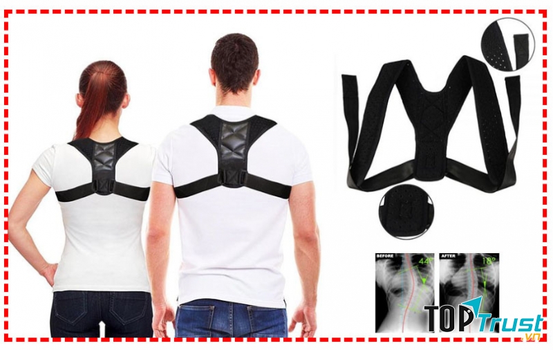 Đai đeo chống gù lưng Bodywellness