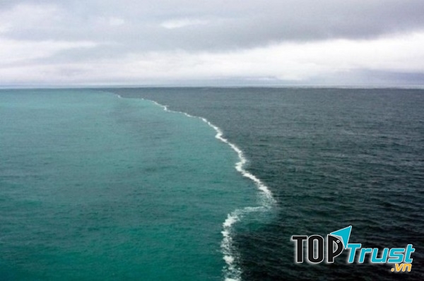 Hai vùng biển gặp nhau