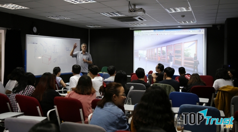 Workshop Kiến trúc nội thất cho vùng khí hậu nhiệt đới – Màn chắn nhiệt đới cho công trình tại cơ sở Cao Thắng.