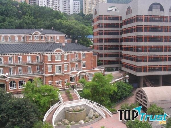 Khuôn viên trường Đại học Hong Kong.