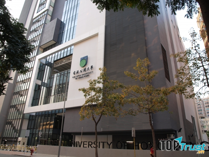 Một góc Đại học Mở Hong Kong.