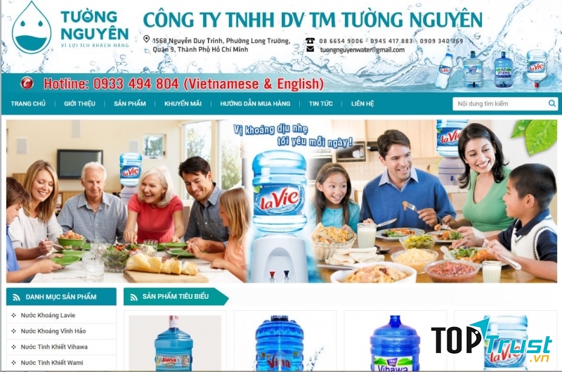 Đại lý nước uống Tường Nguyên