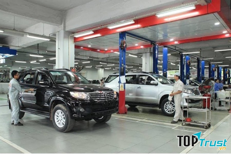 Phòng bảo dưỡng xe Toyota Hà Đông