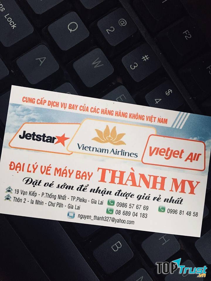 Đại Lý Vé Máy Bay Thành My