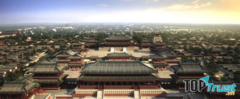 Đại Minh Cung nhìn từ trên cao