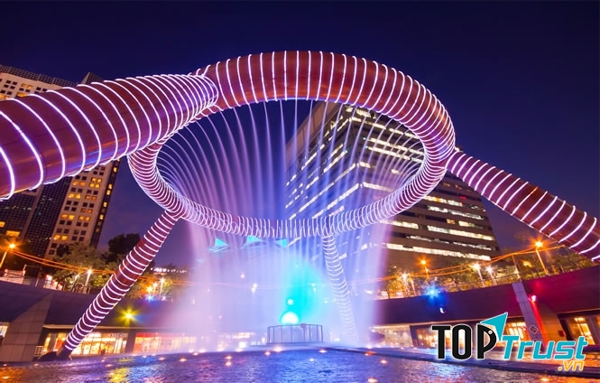 Đài phun nước Bellagio ở Las Vegas