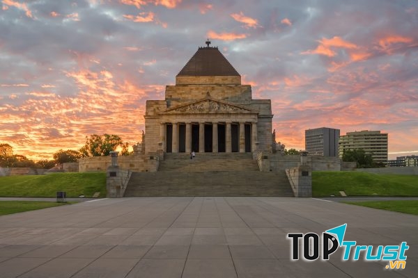 Đài tưởng niệm Melbourne - The Shrine of Remembrance