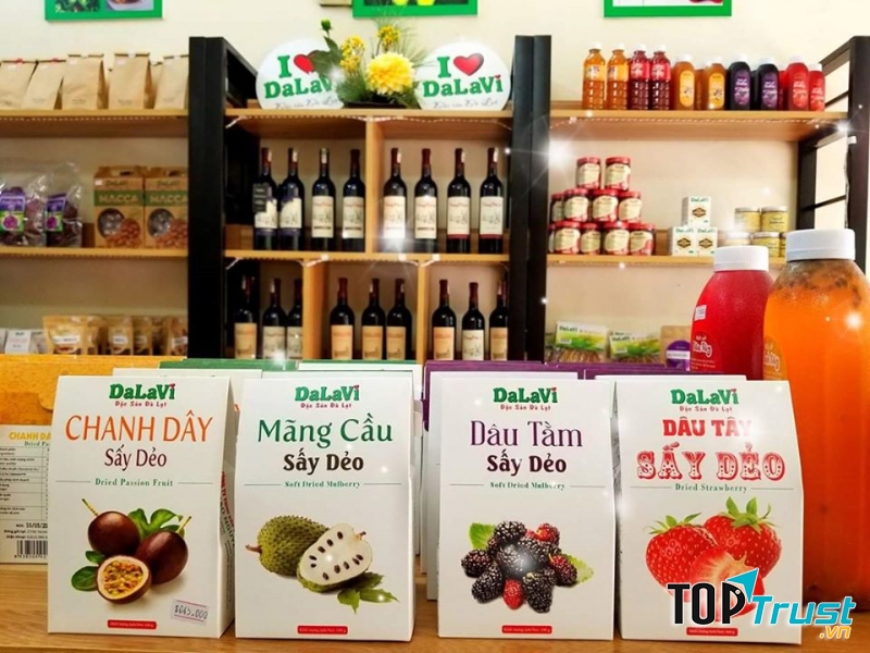 Các loại trái cây sấy tại Dalavi - Đặc sản Đà Lạt