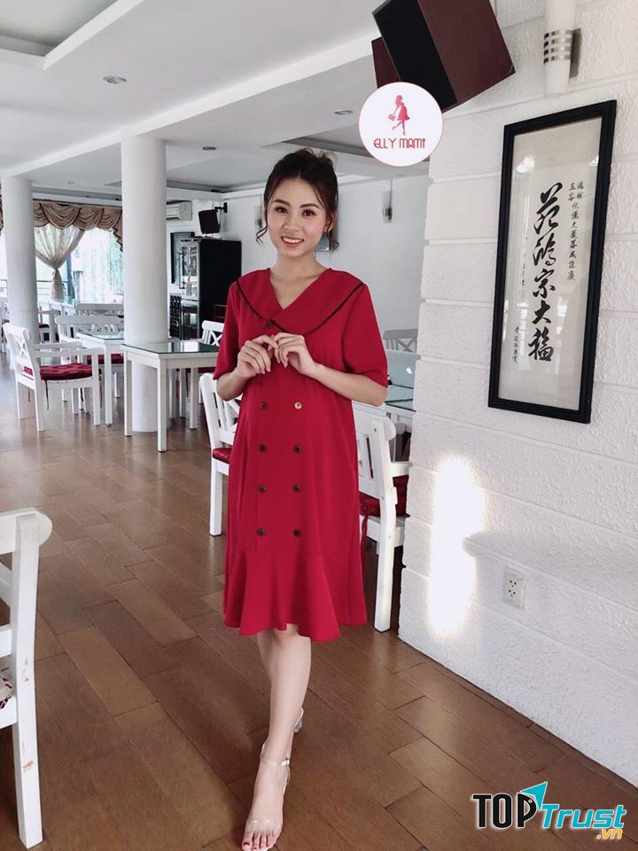 Đầm Bầu Thiết Kế Thời Trang - Elly Mami
