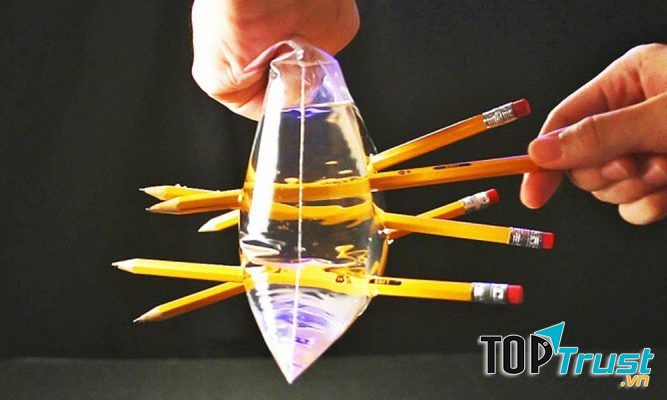 Thí nghiệm đâm thủng túi nilon