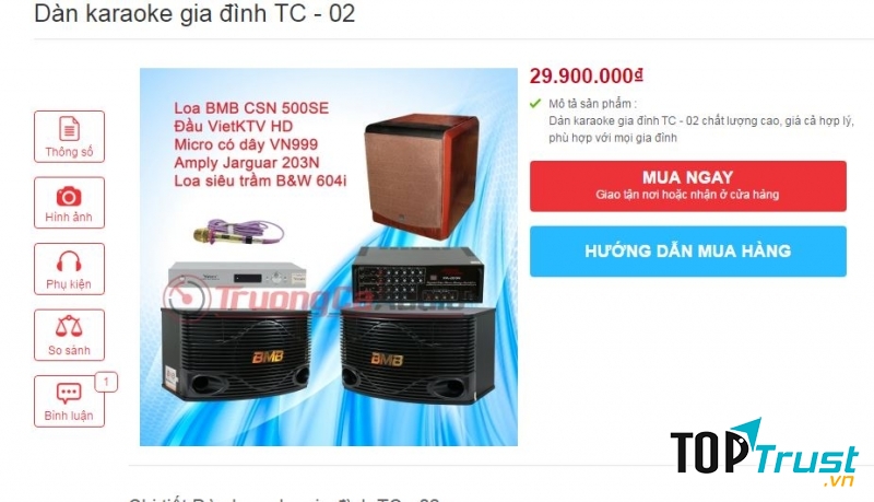 Dàn Karaoke Gia đình TC-02