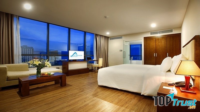 Hệ thống phòng ở đây được trang bị thiết bị hiện đại, đầy đủ nhất giúp quý khách có một kỳ nghỉ tuyệt vời