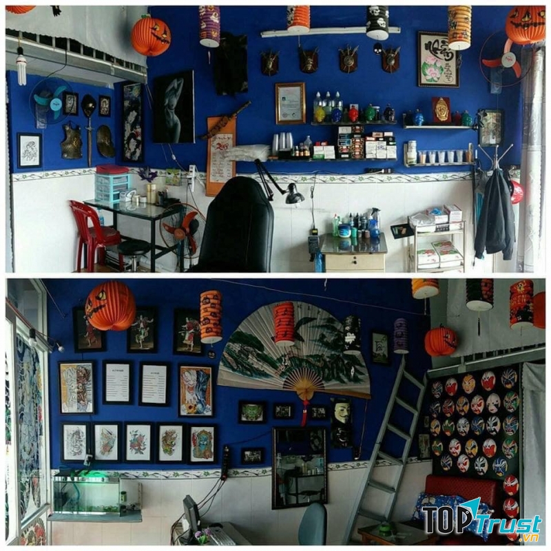 Không gian của Danh Tats Studio