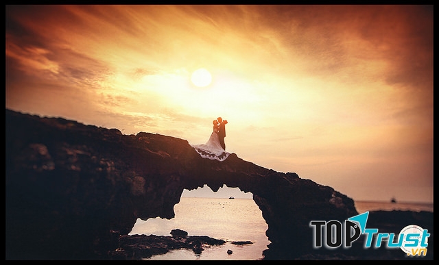 Ảnh cưới được chụp tại Đảo Lý Sơn ( ảnh sưu tầm)