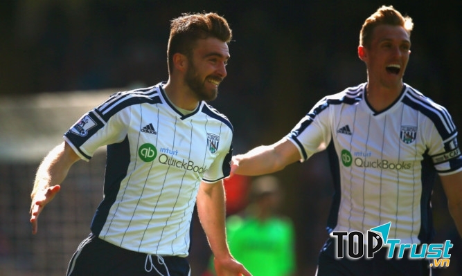 Darren Fletcher (phải) và James Morrison là những gương mặt tiêu biểu trong đội hình West Brom