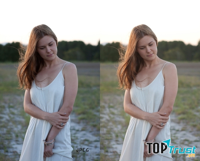 Ảnh định dạng RAW có màu sắc chân thực hơn