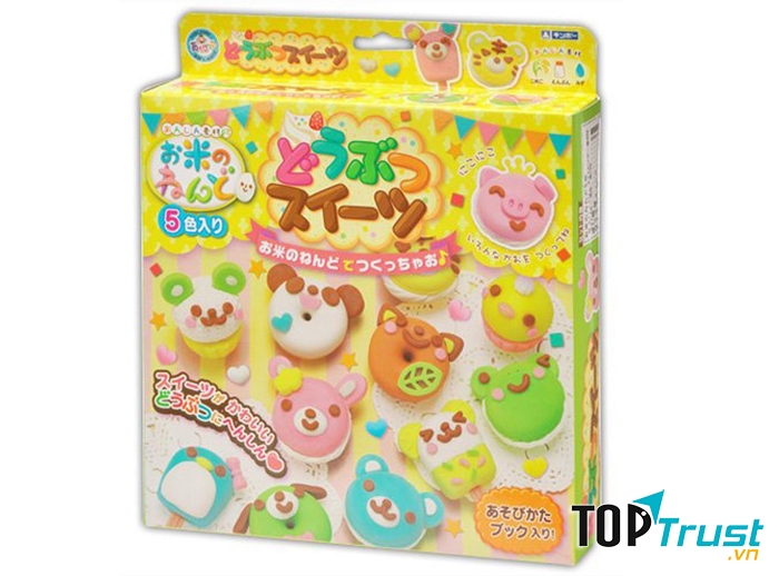 Đồ chơi đất nặn GINCHO - Tạo hình kem & bánh quy