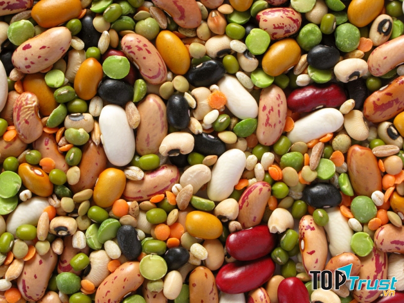 Đậu chứa rất nhiều protein và kẽm, hỗ trợ quá trình mọc và phục hồi tóc.
