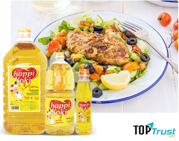 Dầu ăn Happi Koki