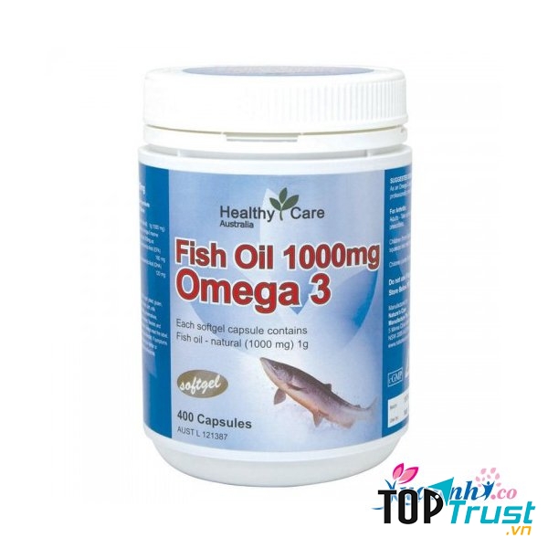 Dầu cá Fish Oil Healthy Care Omega 3 được chiết xuất từ cá nước lạnh và là nguồn giàu axit béo omega-3 Eicosapentaenoic Acid (EPA) và Docosahexaenoic Acid (DHA).