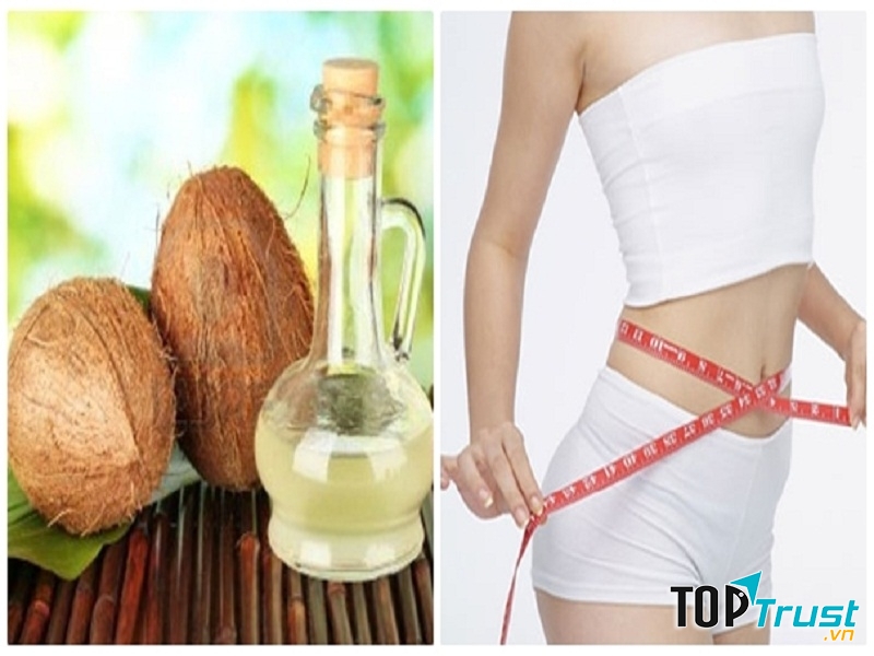 Dầu dừa hỗ trợ đắc lực cho các chị em có nhu cầu giảm cân