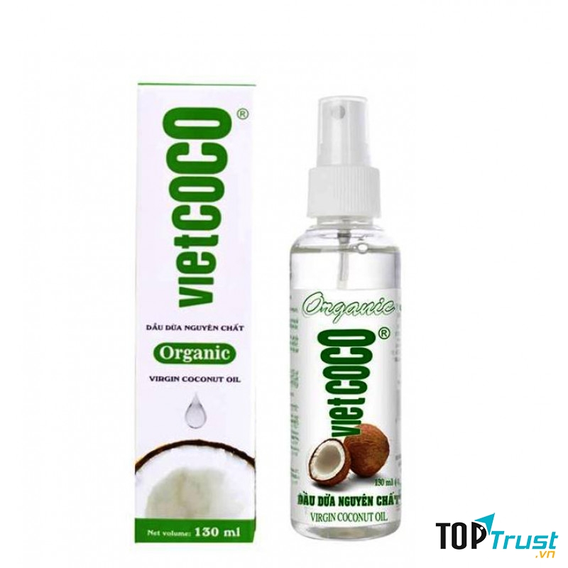 Dầu Dừa nguyên chất Vietcoco (130ml) - Lương Quới
