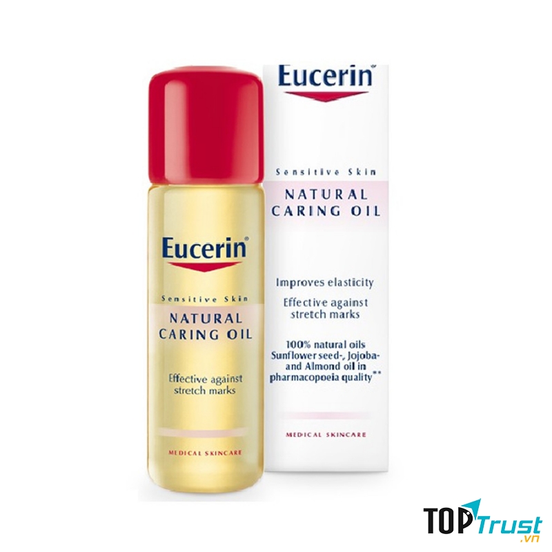 Dầu dưỡng da Eucerin Peau Sensible Huile De Soin Natural Caring Oil