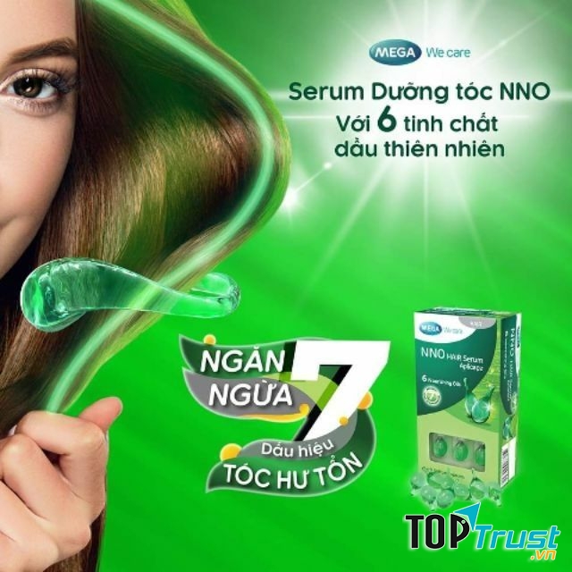 Dầu dưỡng nuôi dưỡng và bảo vệ tóc Mega NNO Hair Serum