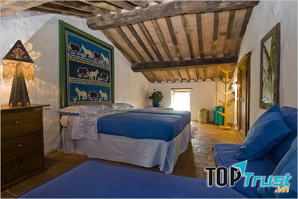 Đầu giường nằm dưới xà ngang