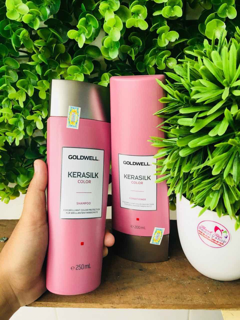 Dầu Gội Bảo Vệ Màu Nhuộm Goldwell Kerasilk Color Shampoo