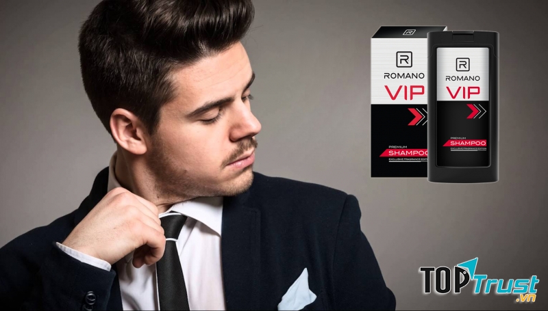 Dầu gội Romano Vip Premium có công thức dành riêng cho người đàn ông cá tính
