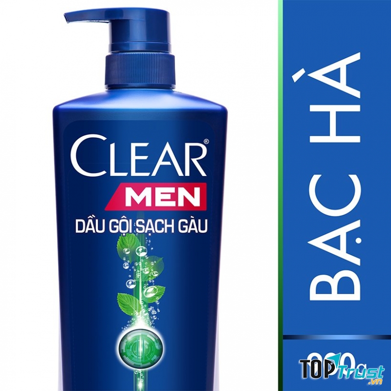 Dầu Gội Sạch Gàu Dành Cho Nam CLEAR Men Cool Sport Bạc Hà 650g