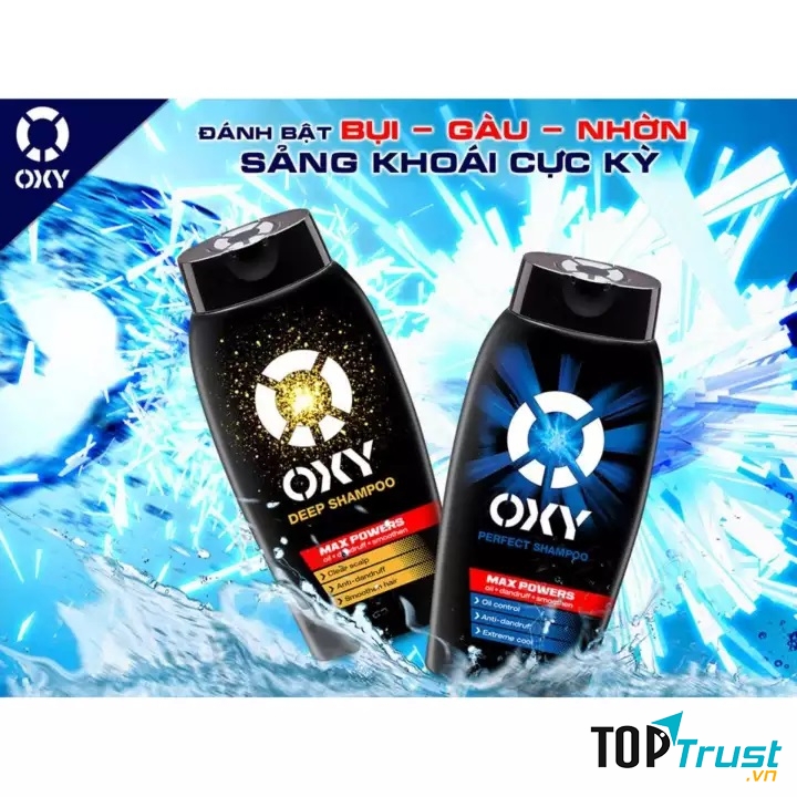 Dầu gội đánh bật gàu và nhờn cho nam Oxy Perfect Shampoo