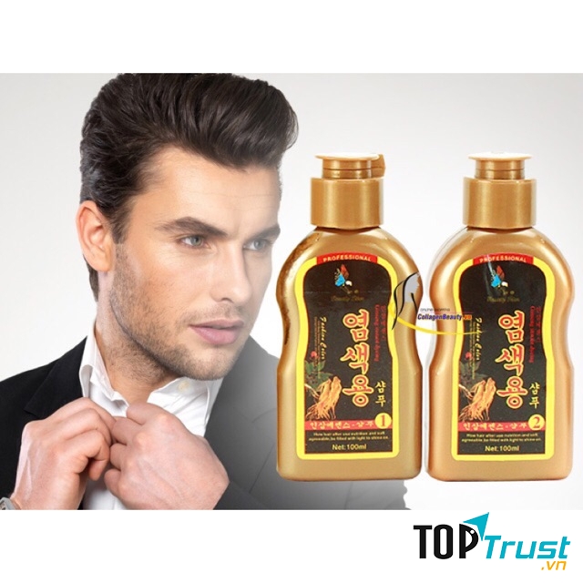 Dầu gội đen tóc Hàn Quốc Ginseng Instant Dyeing Korea