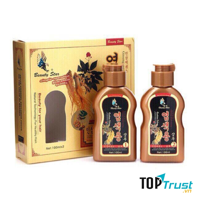 Dầu gội đen tóc Hàn Quốc Ginseng Instant Dyeing Korea