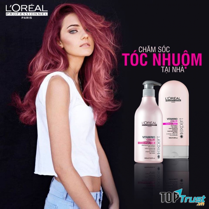 Dầu Gội Dành Cho Tóc Nhuộm Professional Vitamino Color Shampoo L'Oréal