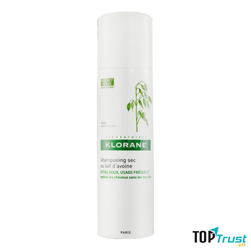 Dầu gội khô Klorane dành cho mọi loại tóc (nắp trắng)