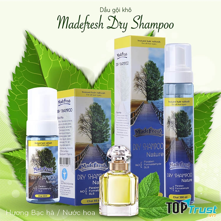 Dầu gội khô Madefresh Dry Shampoo