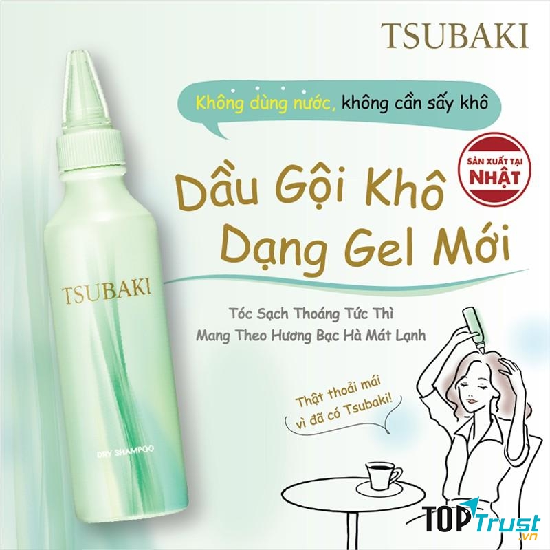 Dầu Gội Khô TSUBAKI Dry Shampoo 180ml