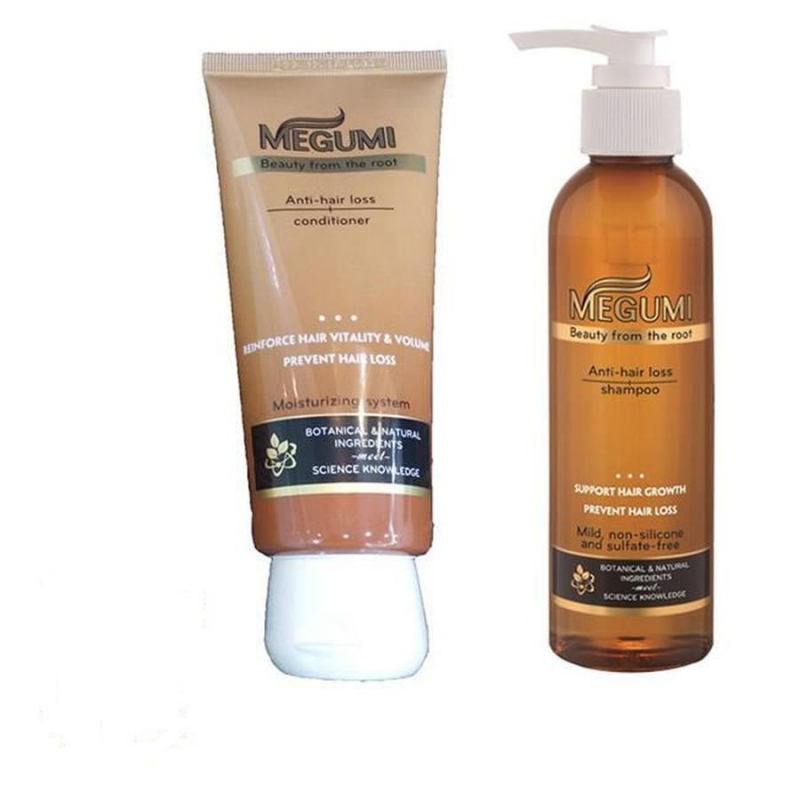 Bộ Dầu Gội Megumi Ngăn Ngừa Tóc Rụng Và Hỗ Trợ Mọc Tóc