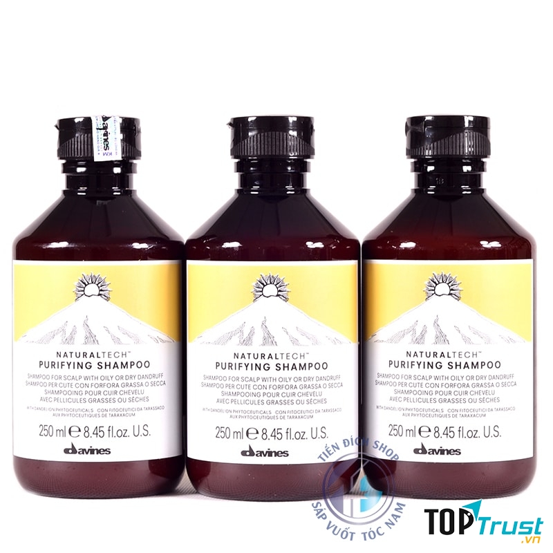 Dầu gội ngăn ngừa gàu Davines Naturaltech Purifying shampoo