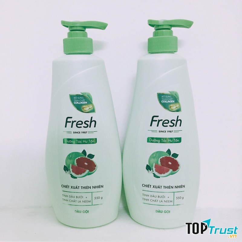 sản phẩm dầu gội Fresh Natural cung cấp nhiều dưỡng chất cho mái tóc