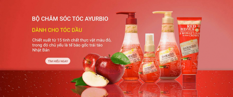 Dầu gội trị rụng Nhật Bản Ayurbio
