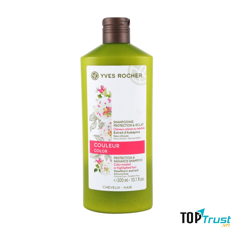 Dầu gội dành cho tóc nhuộm Yves Rocher Couleur Protection & Radiance Shampoo