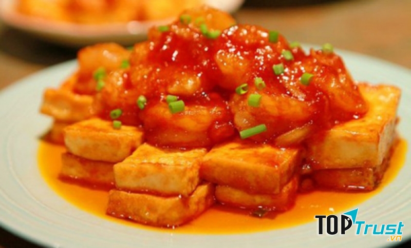 Đậu hũ sốt cà chua