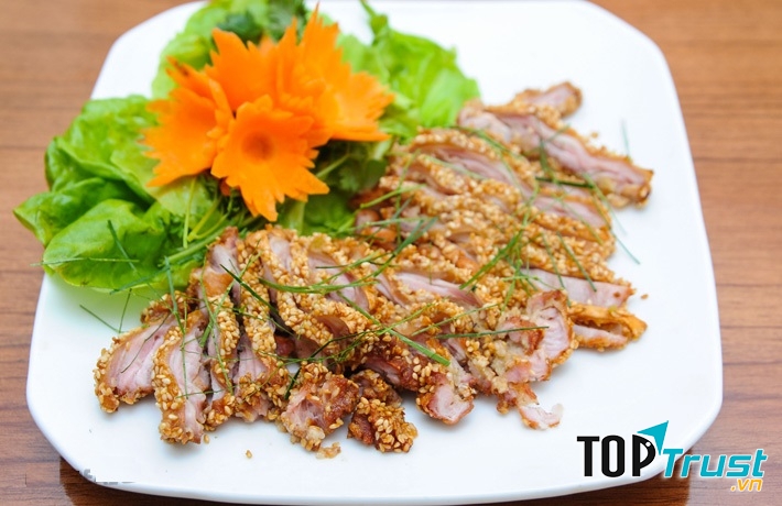 Thịt thỏ tẩm vừng rán