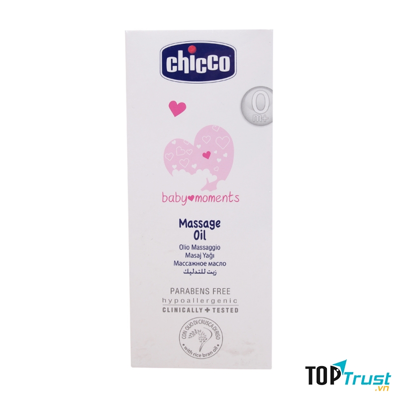 ﻿Dầu massage chiết xuất cám gạo Chicco